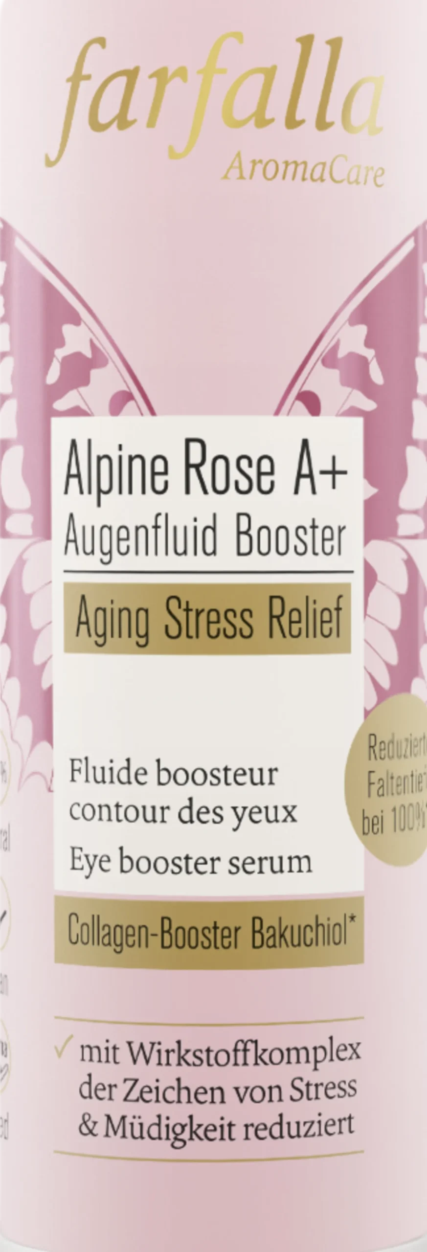 Fluido Occhi Booster Antiage Rosa Alpina e Vitamina A+, 10 ml