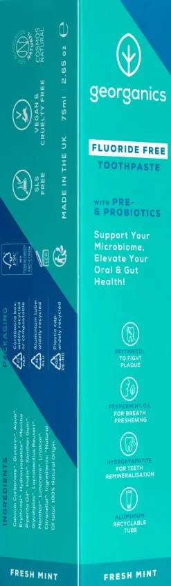 Fluoride Free Toothpaste Pre- & Probiotics, 75 ml