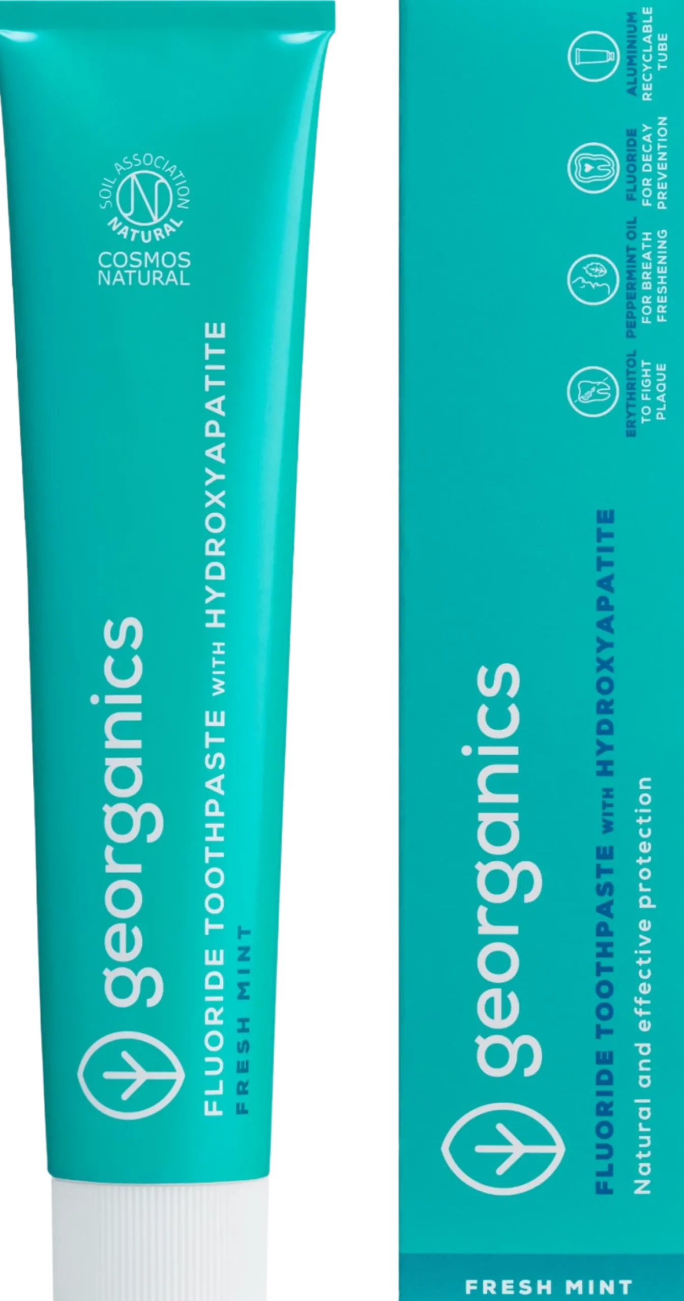Fluoride Toothpaste Fresh Mint & Hydroxyapatite, 75 ml