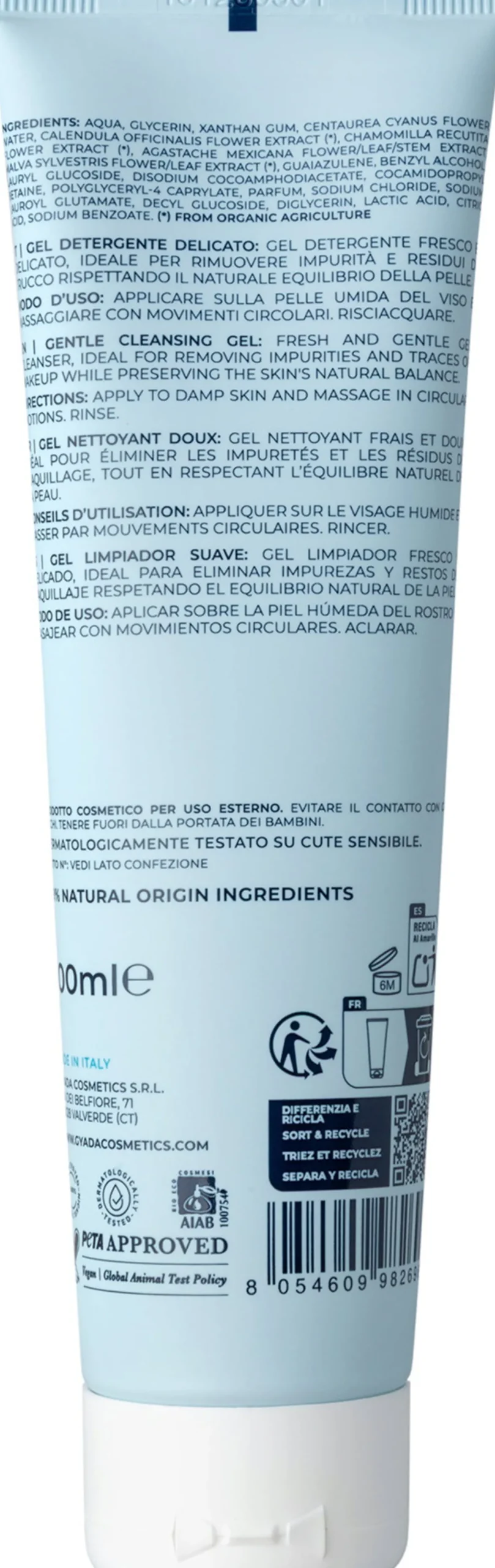 Gel Detergente Delicato, 100 ml