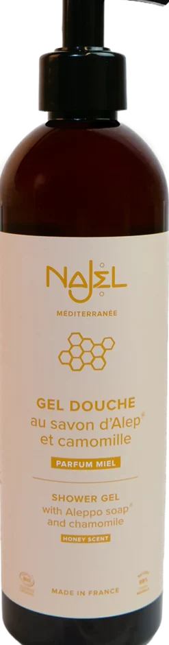 Gel Doccia al Sapone di Aleppo al Miele, 500 ml