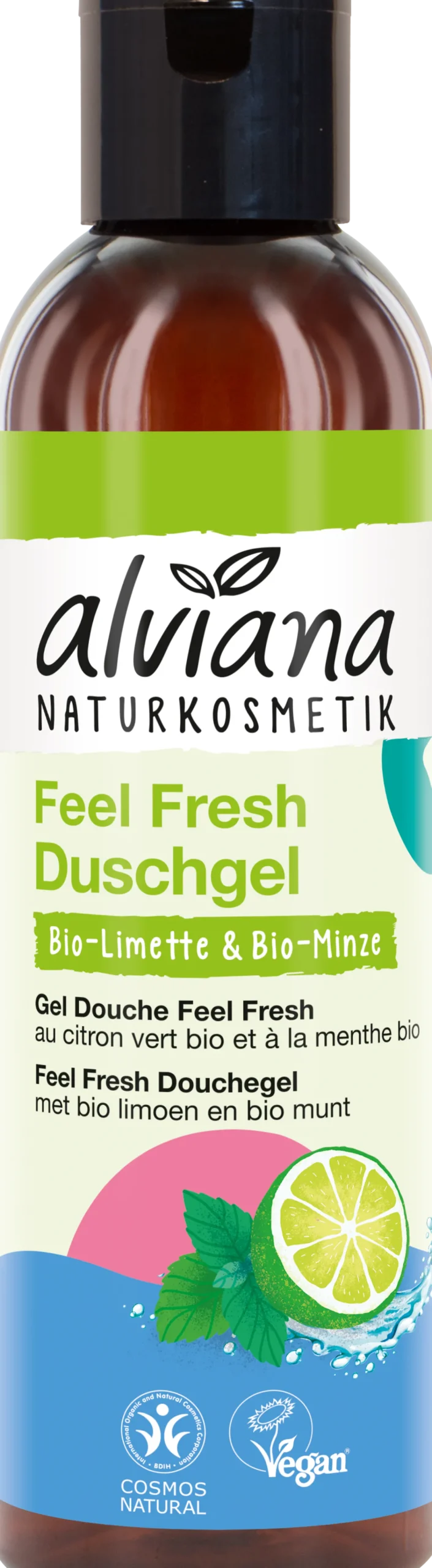 Gel Doccia Feel Fresh al Lime e Menta Bio, 250 ml
