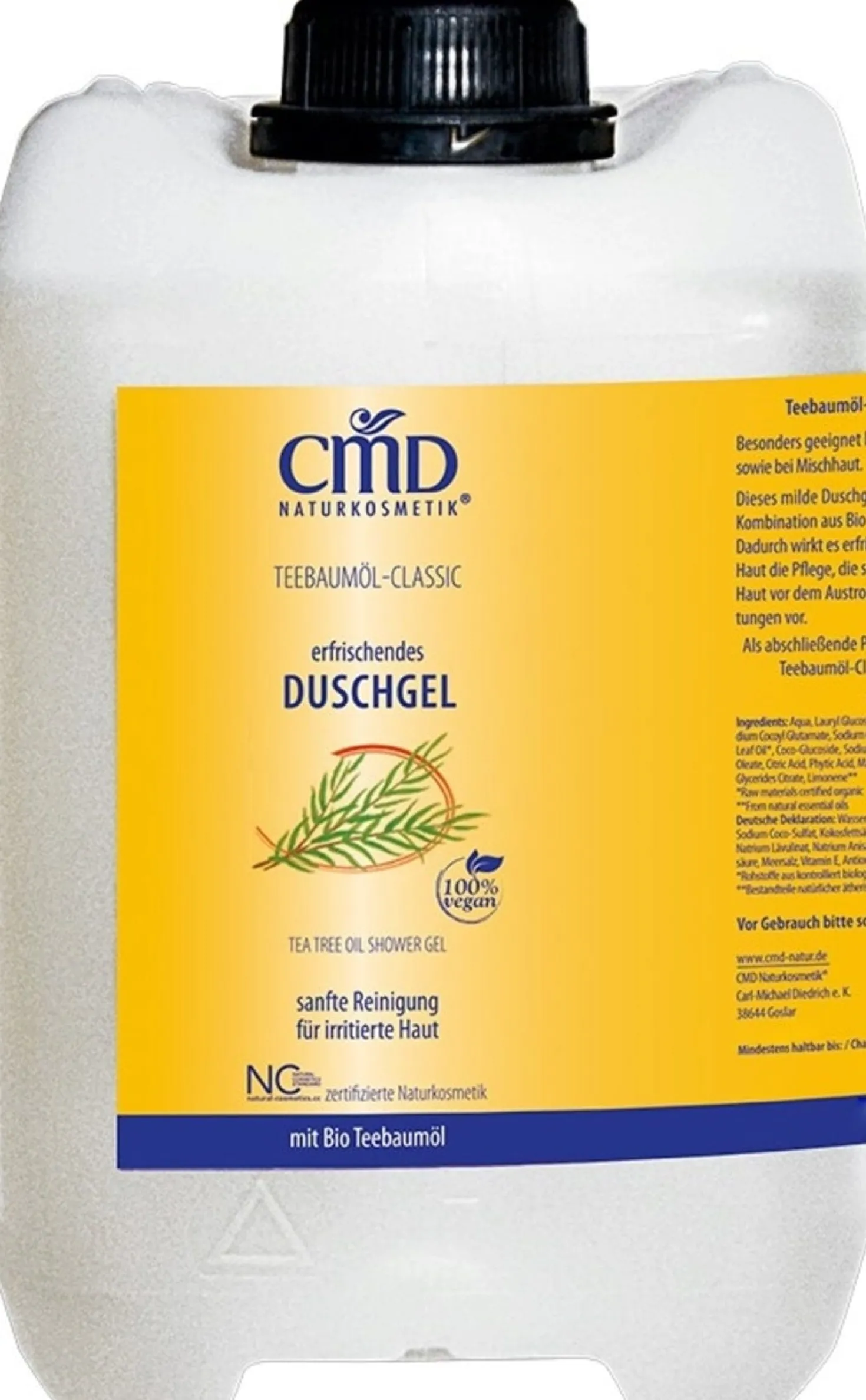 Gel Doccia Formato Famiglia al Tea Tree, 2,50 L