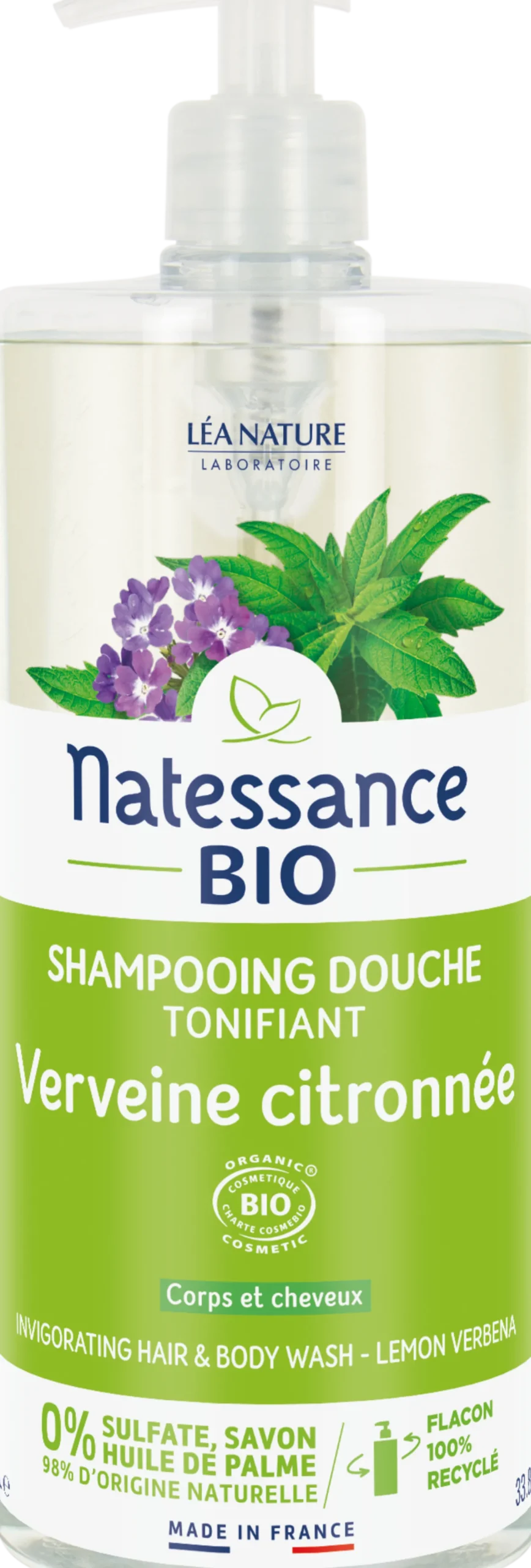 Gel Doccia Shampoo 2in1 Verbena e Limone, 1 L