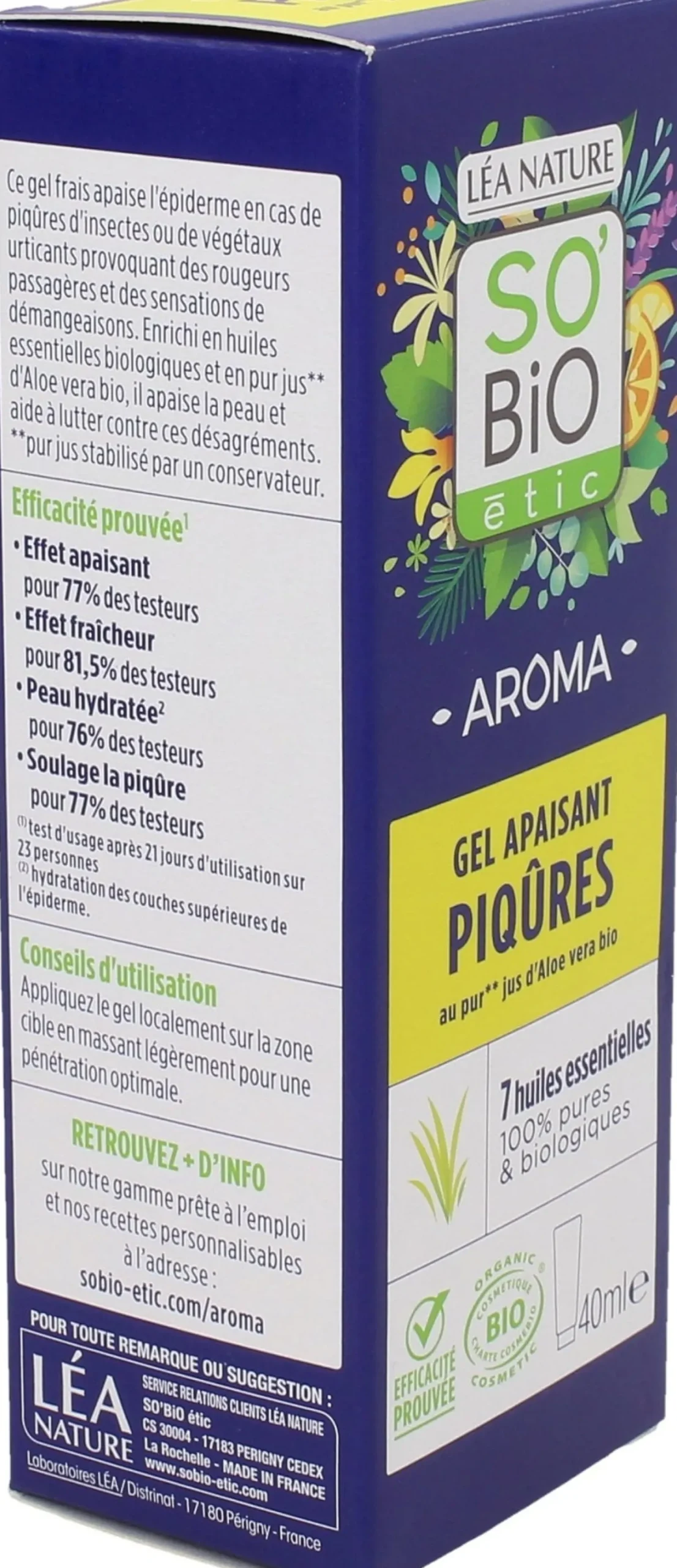 Gel Lenitivo "Piqûres", 40 ml