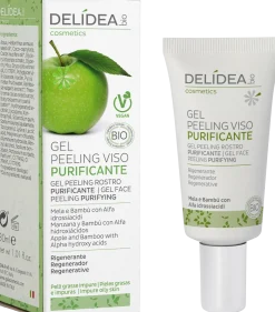 Gel Peeling Viso Purificante Mela & Bambù, 30 ml