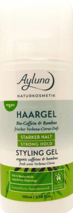 Gel per lo Styling alla Caffeina e al Bambù Bio, 100 ml