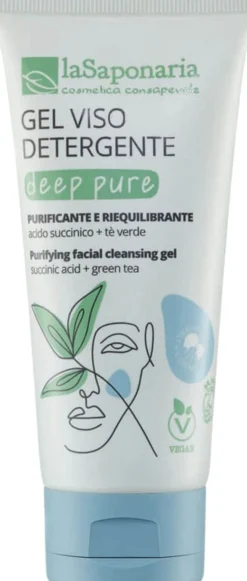 Gel Viso Detergente Deep Pure, 100 ml