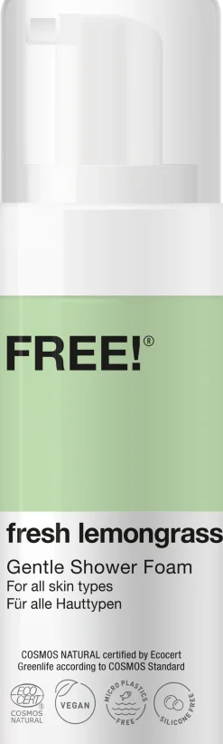 Gentle Shower Foam Fresh Lemongrass, 150 ml