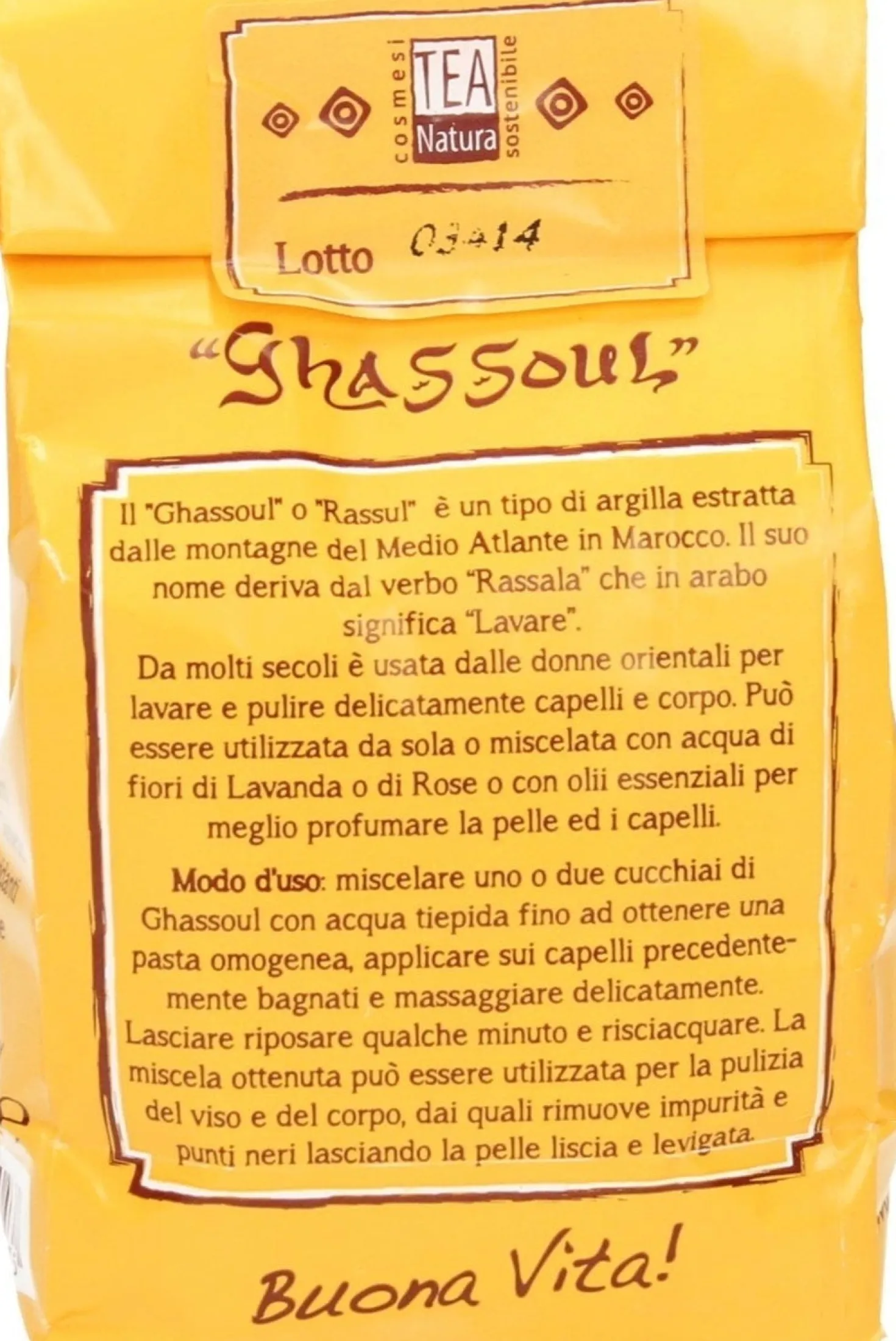 Ghassoul - Argilla Saponifera, 350 g