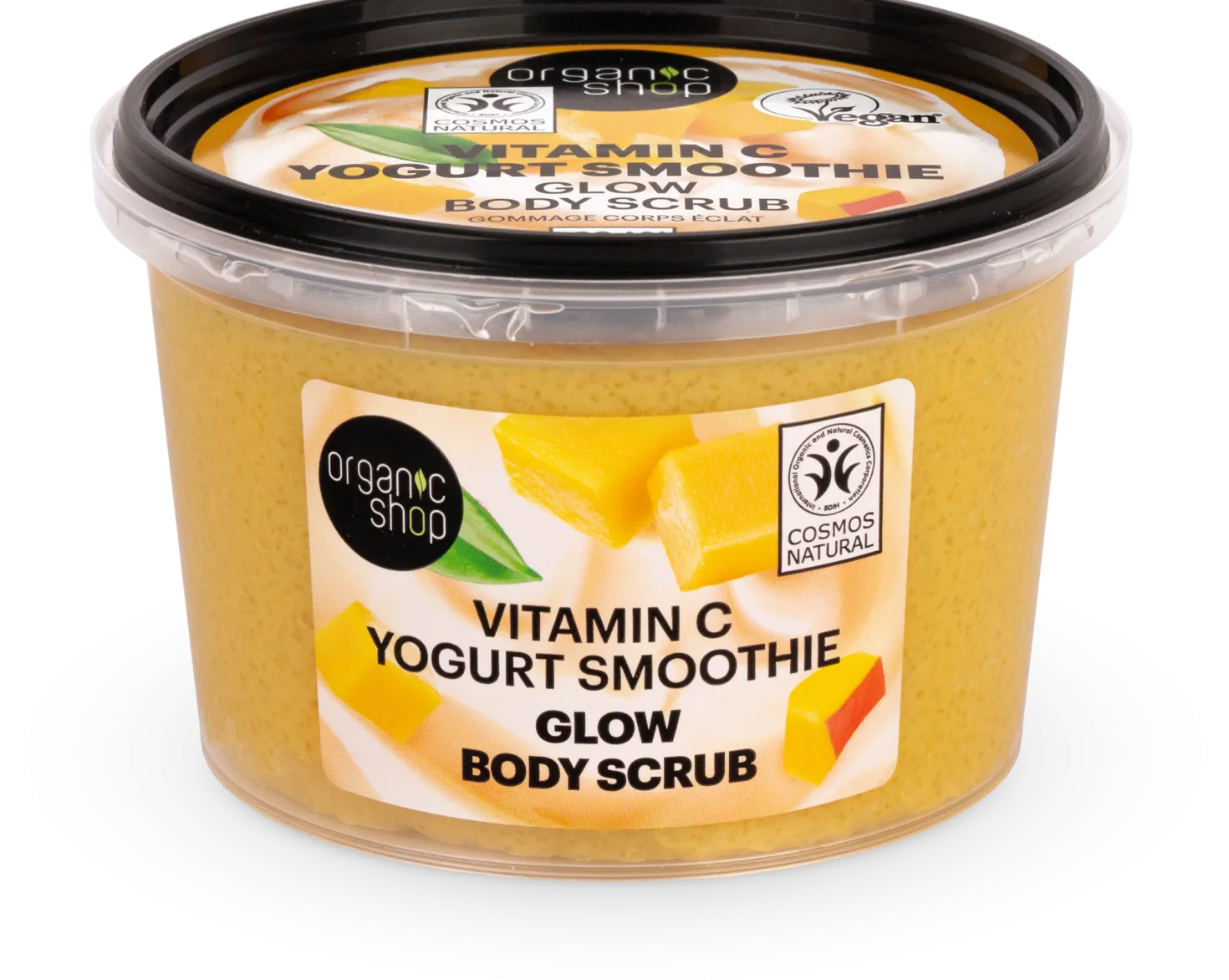 Glow Body Scrub Vitamin C Yogurt Smoothie, 250 ml