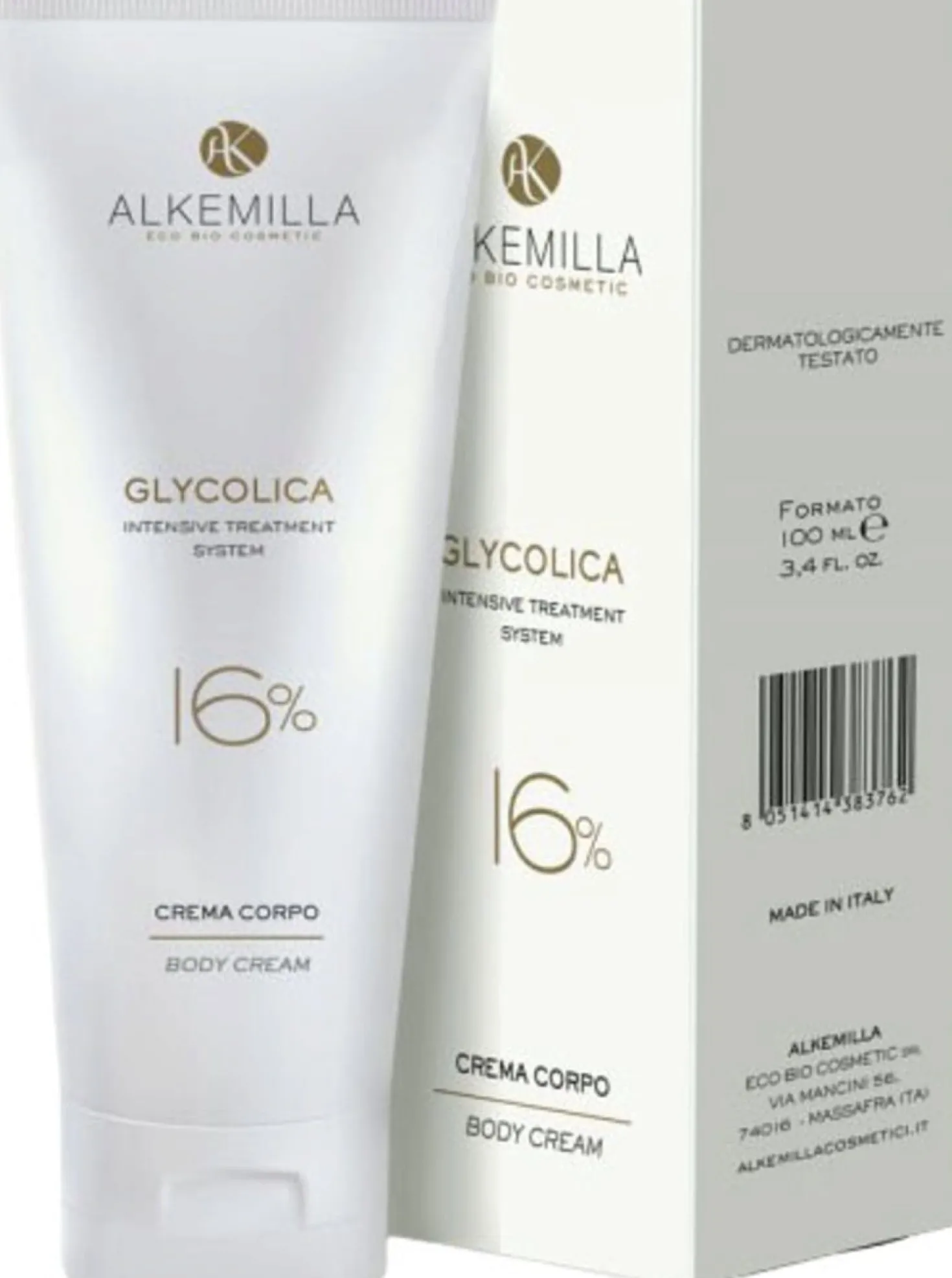 Glycolica Crema Corpo 16%, 100 ml