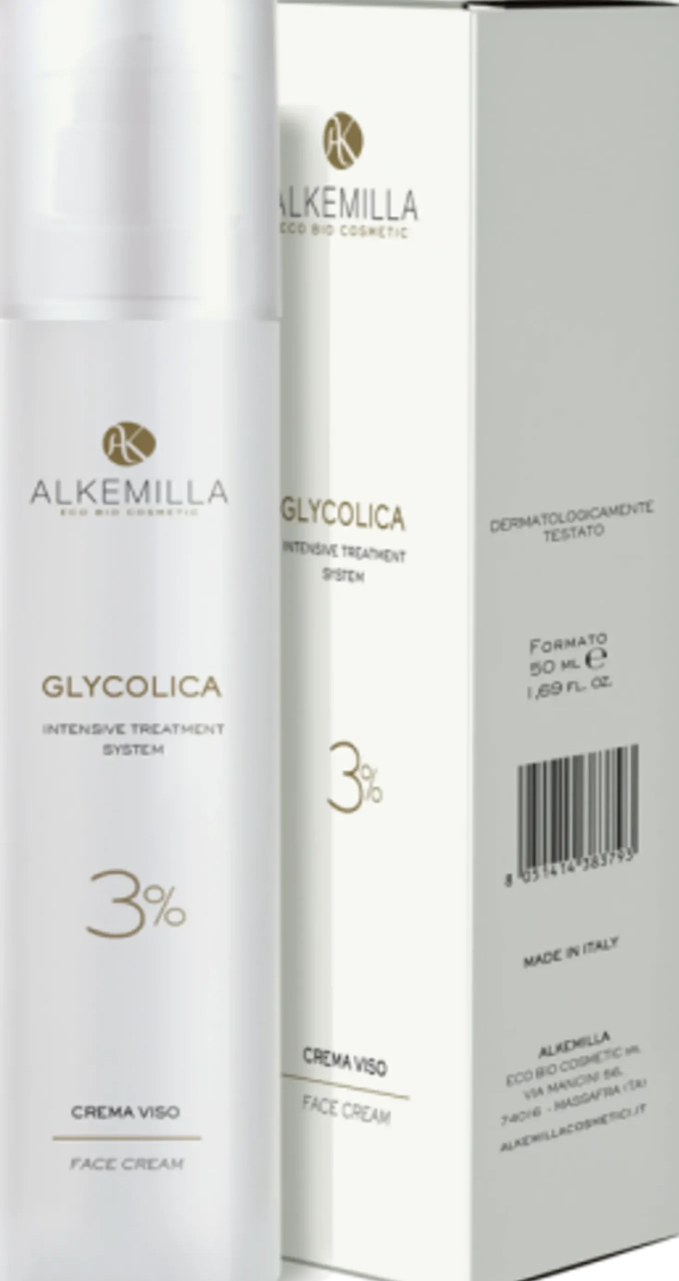 Glycolica Crema Viso 3%, 50 ml