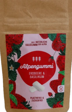 Gomme da Masticare - Fragola e Basilico, 12 g