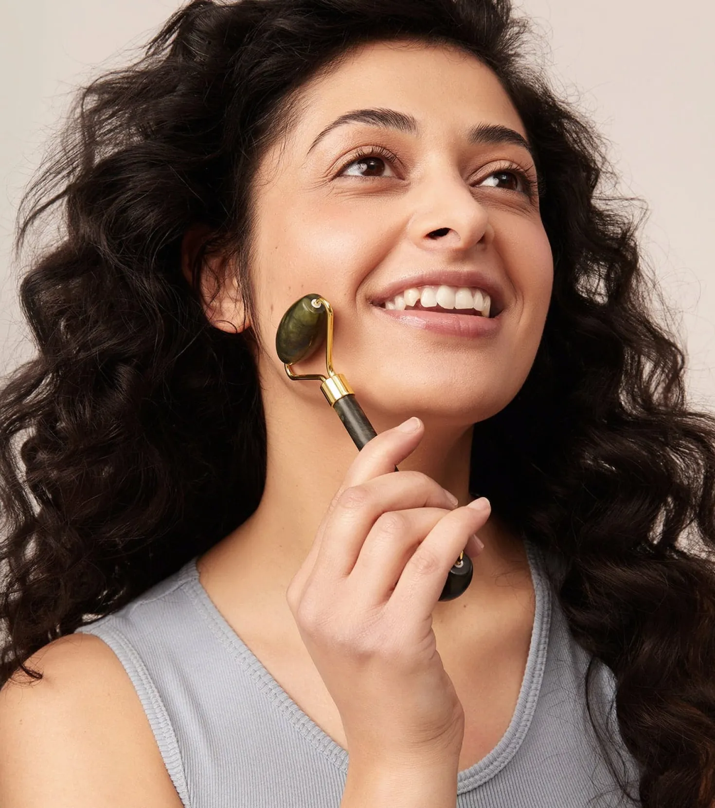Green Jade Facial Roller