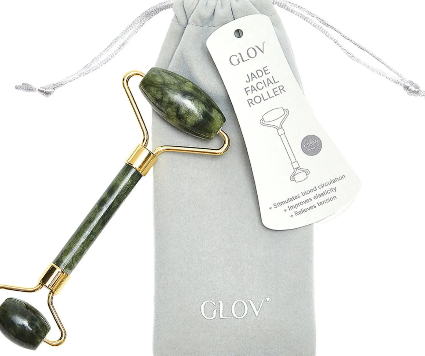 Green Jade Facial Roller
