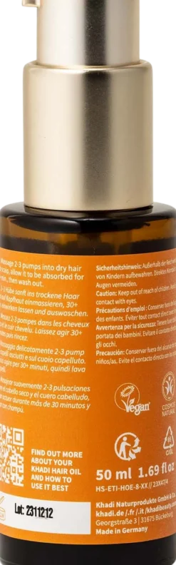 Hair Oil Vitality Grow, 50 ml