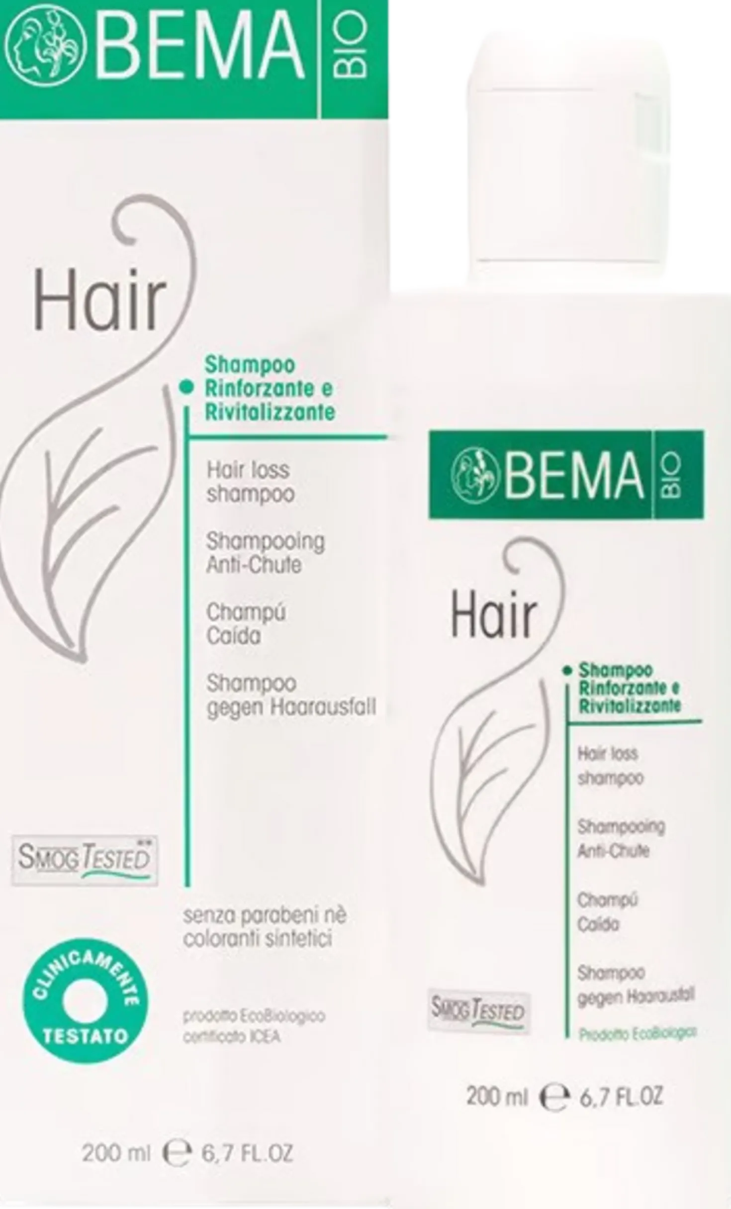 Hair Shampoo Anticaduta, 200 ml
