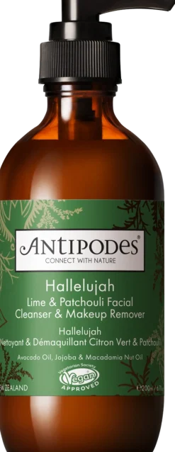 Hallelujah Lime & Patchouli Cleanser & Makeup Remover, 200 ml