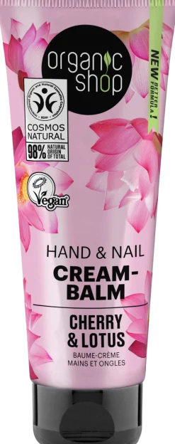 Hand & Nail Cream-Balm Cherry & Lotus, 75 ml