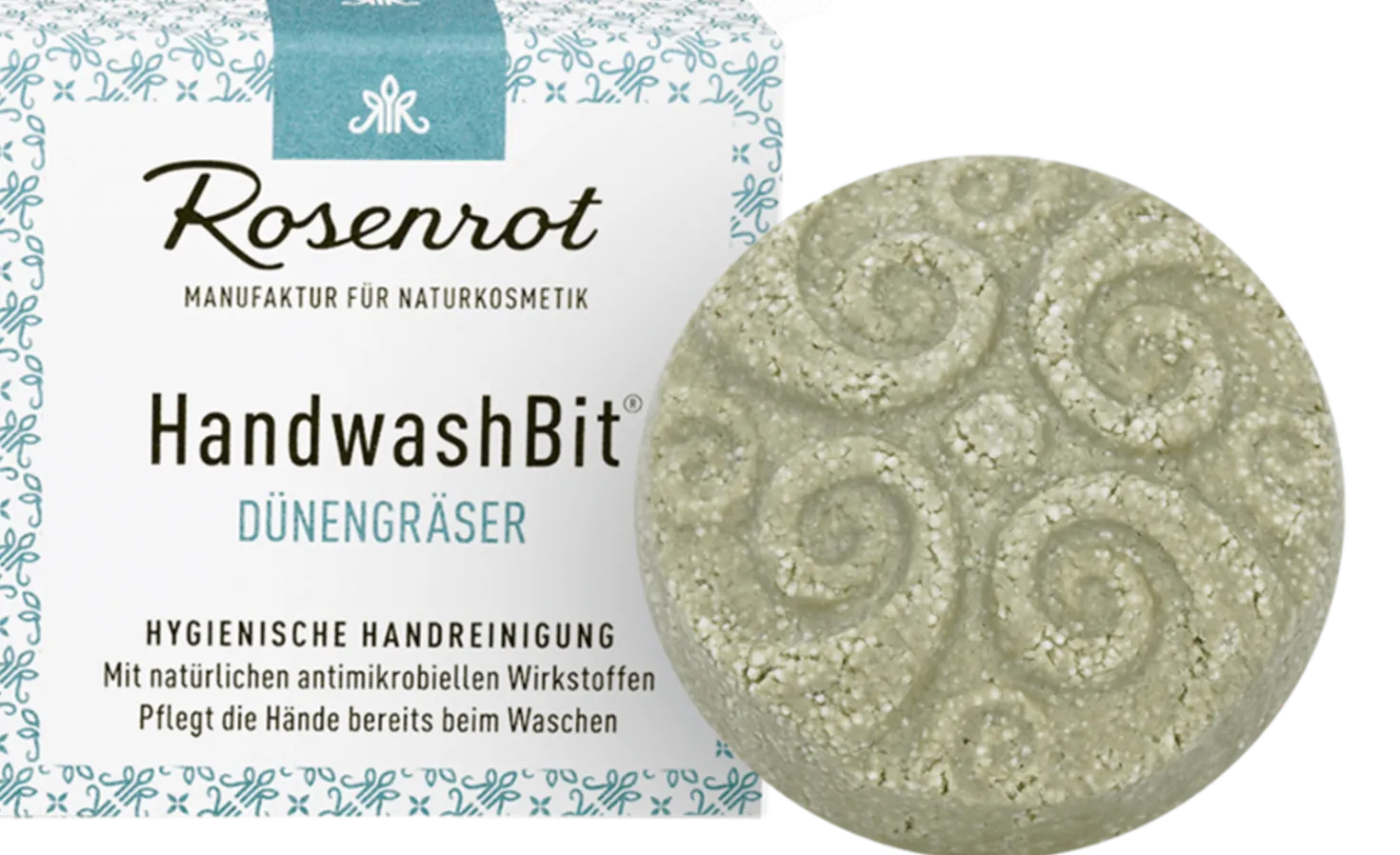 HandwashBit® Detergente Mani Solido "Piante Erbacee", 55 g