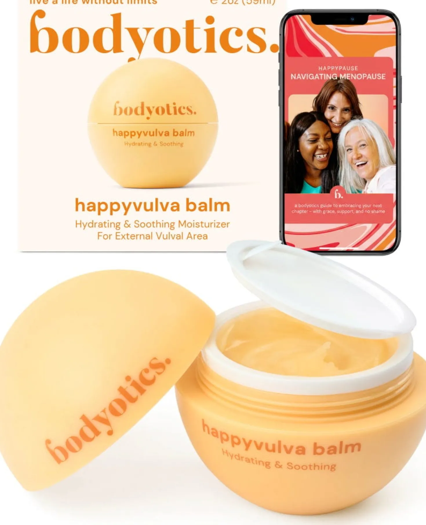 happyvulva balm - Balsamo Intimo, 59 ml