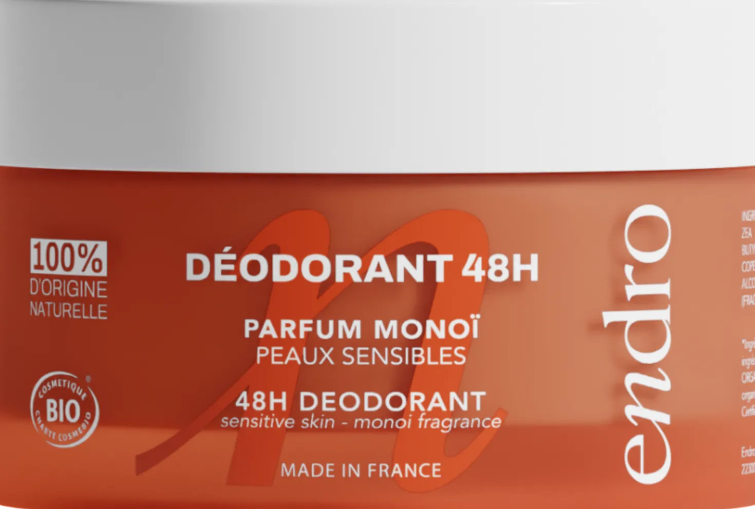 48H Deodorant Sensitive, Monoi (50 g)
