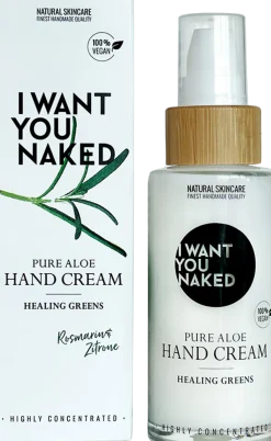 Healing Greens Pure Aloe Hand Cream, 50 ml