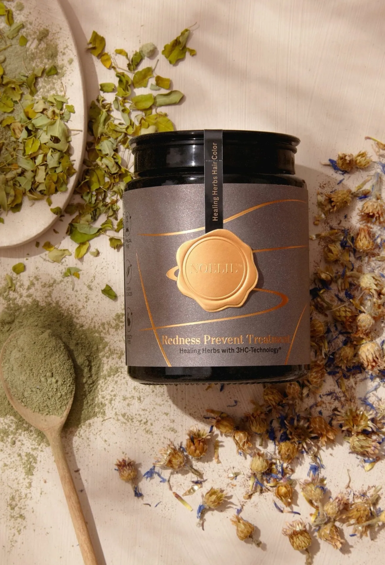 Healing Herbs Hair Color Redness Prevent Treatment, 100 g