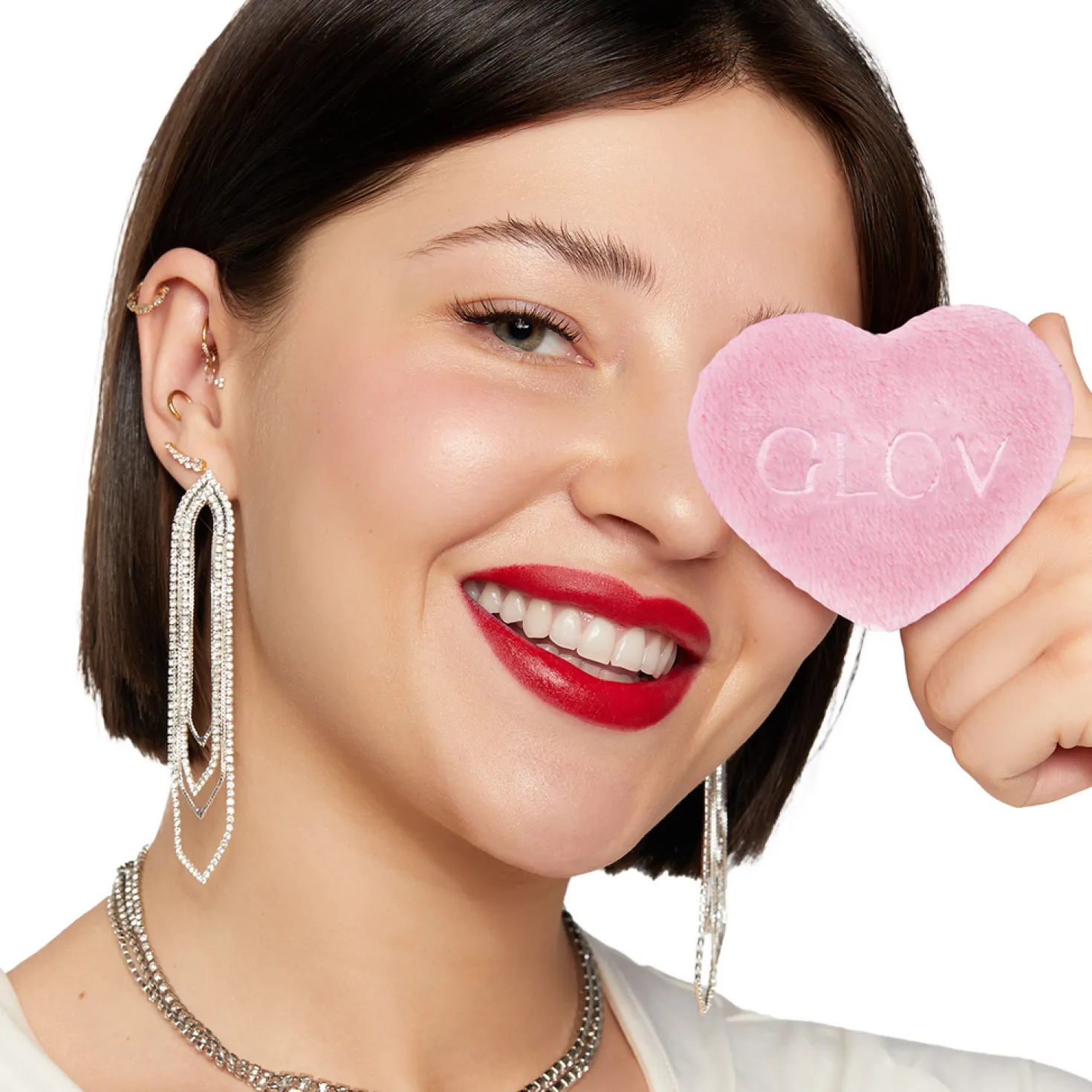Heart Shaped Ultrasoft Reusable Pads, 5 pezzi
