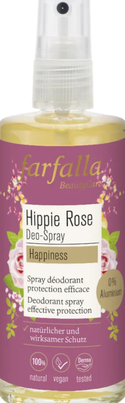 Hippie Rose - Deodorante Spray alla Rosa, 100 ml