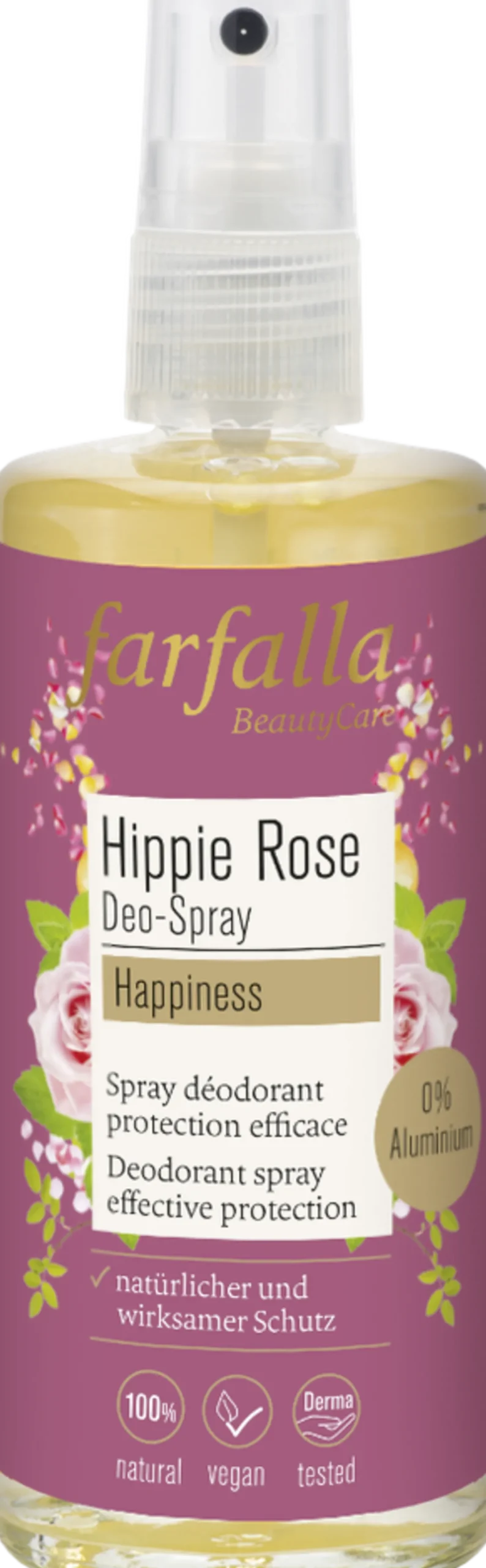 Hippie Rose - Deodorante Spray alla Rosa, 100 ml