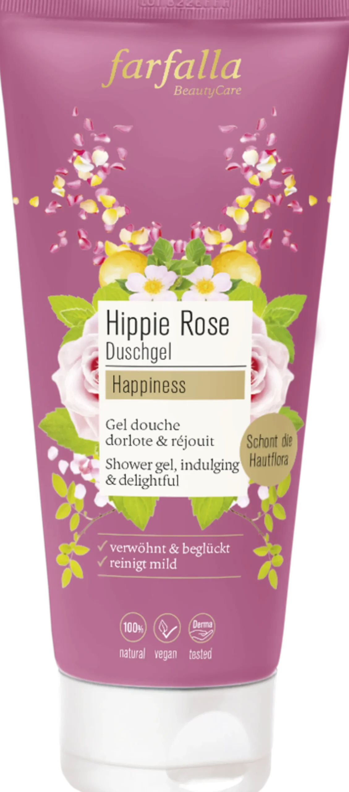 Hippie Rose - Gel Doccia alla Rosa, 200 ml