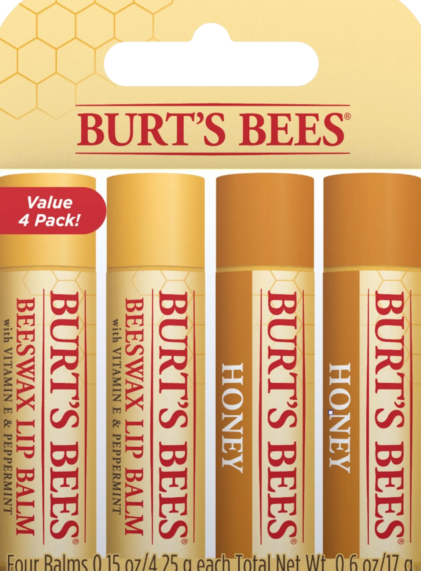 Honey & Beeswax Lip Balm Set