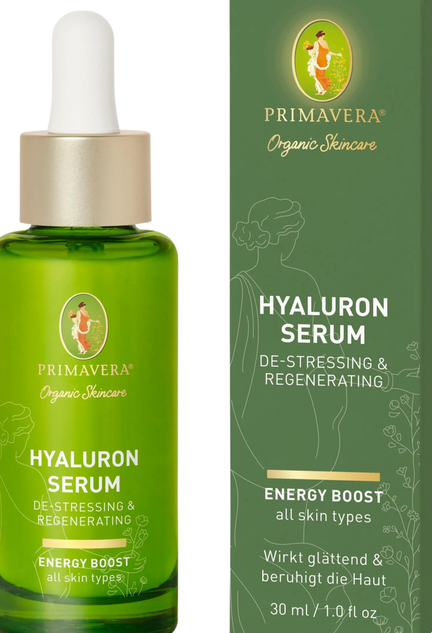 Hyaluron Serum De-Stressing & Regenerating, 30 ml