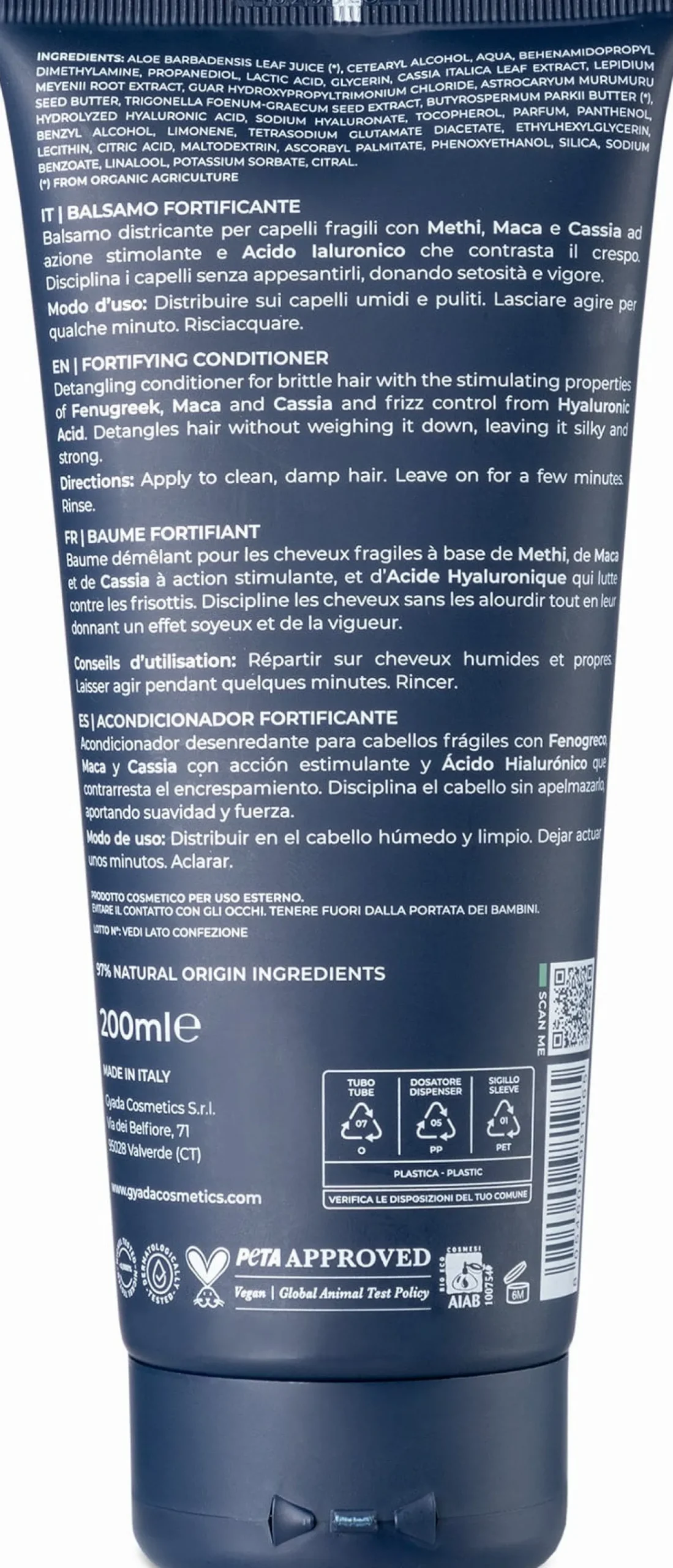 Hyalurvedic Balsamo Fortificante, 200 ml