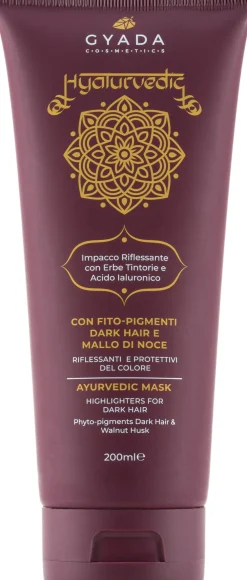 Hyalurvedic Impacco Ayurvedico Riflessante Dark Hair, 200 ml