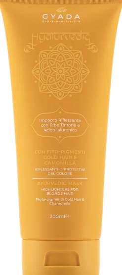 Hyalurvedic Impacco Ayurvedico Riflessante Gold Hair, 200 ml