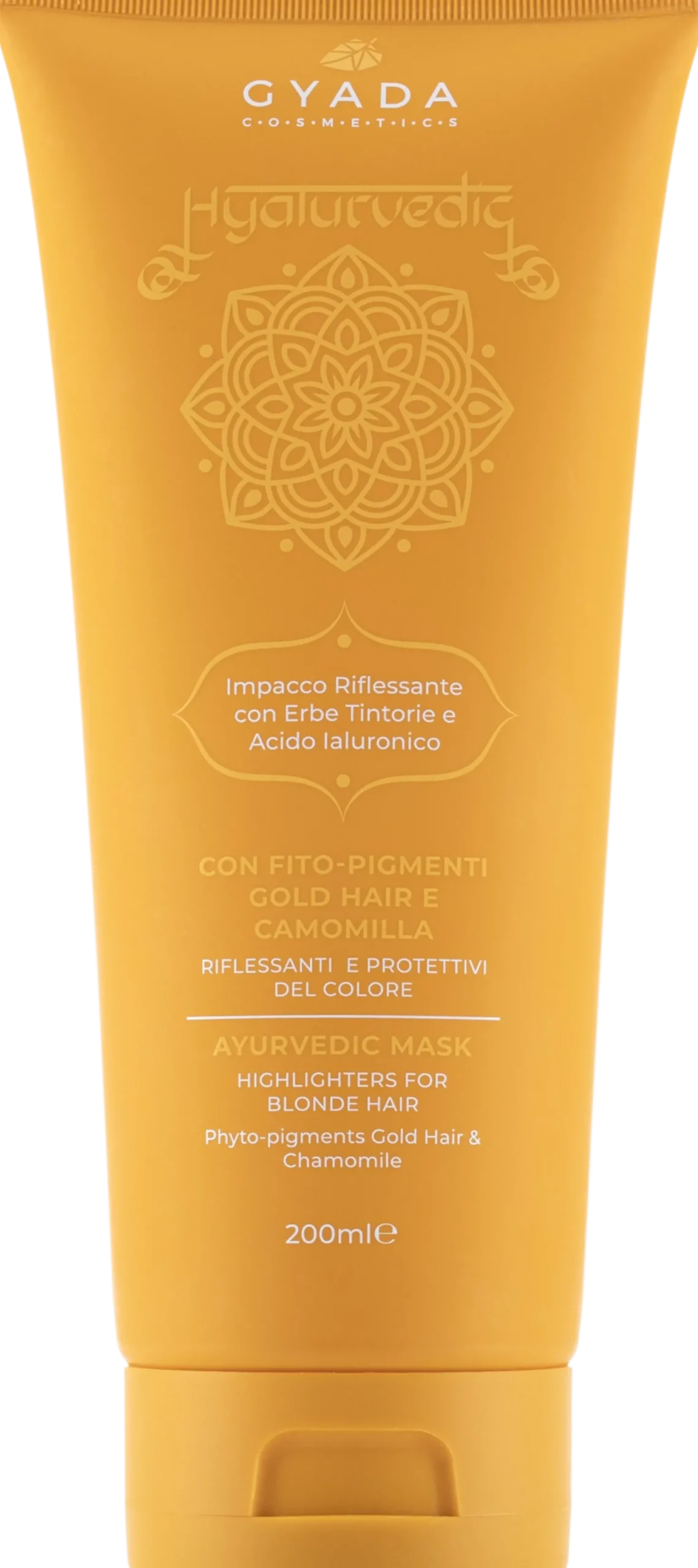 Hyalurvedic Impacco Ayurvedico Riflessante Gold Hair, 200 ml