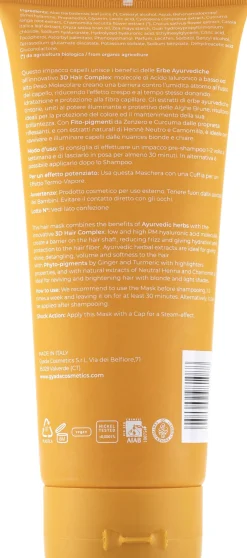 Hyalurvedic Impacco Ayurvedico Riflessante Gold Hair, 200 ml