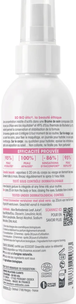 HYDRA Aloe Vera - Spray all'Acqua Termale, 125 ml