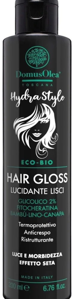 HydraStyle Hair Gloss Lucidante Lisci, 200 ml