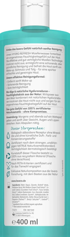 Hydro Refresh Acqua Micellare, 400 ml