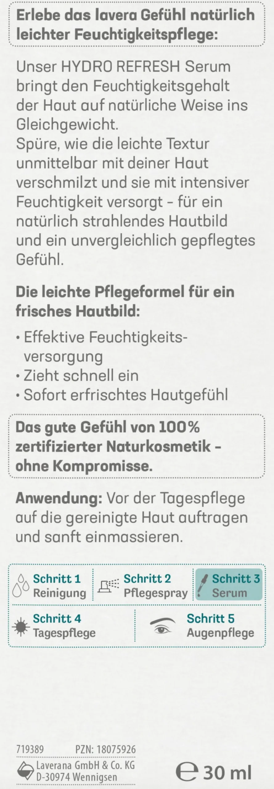 Hydro Refresh Siero, 30 ml