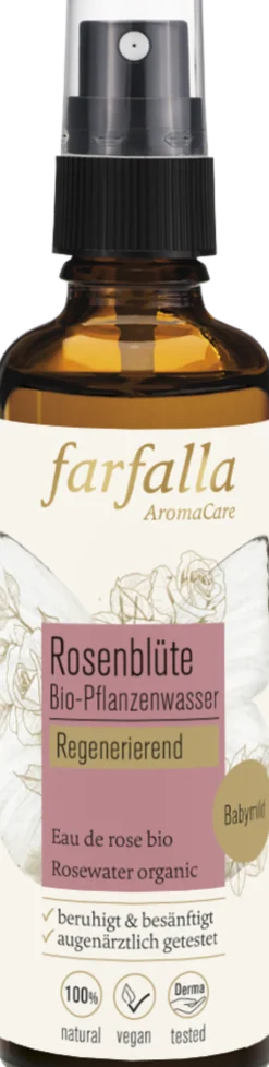 Idrolato Biologico di Petali di Rosa, 75 ml