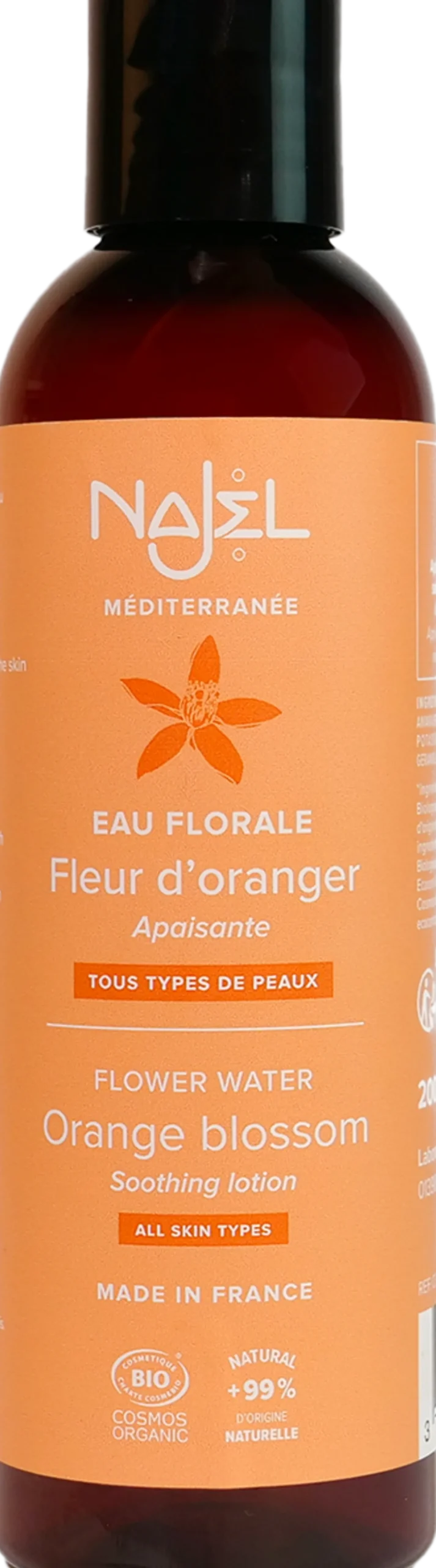 Idrolato di Fiori d'Arancio Bio, 200 ml