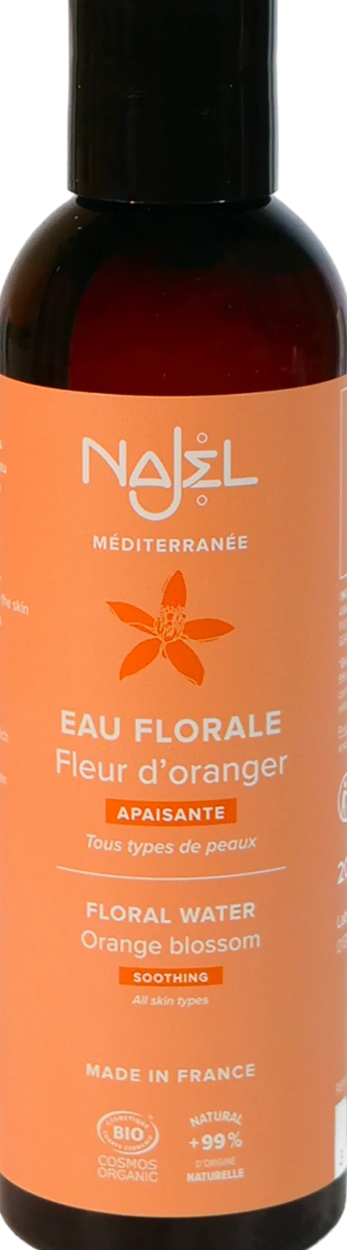 Idrolato di Fiori d'Arancio Bio, 200 ml