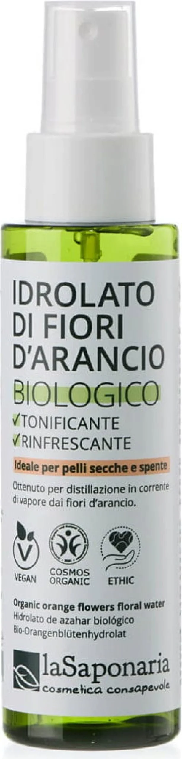 Idrolato di Fiori d'Arancio Bio, 100 ml