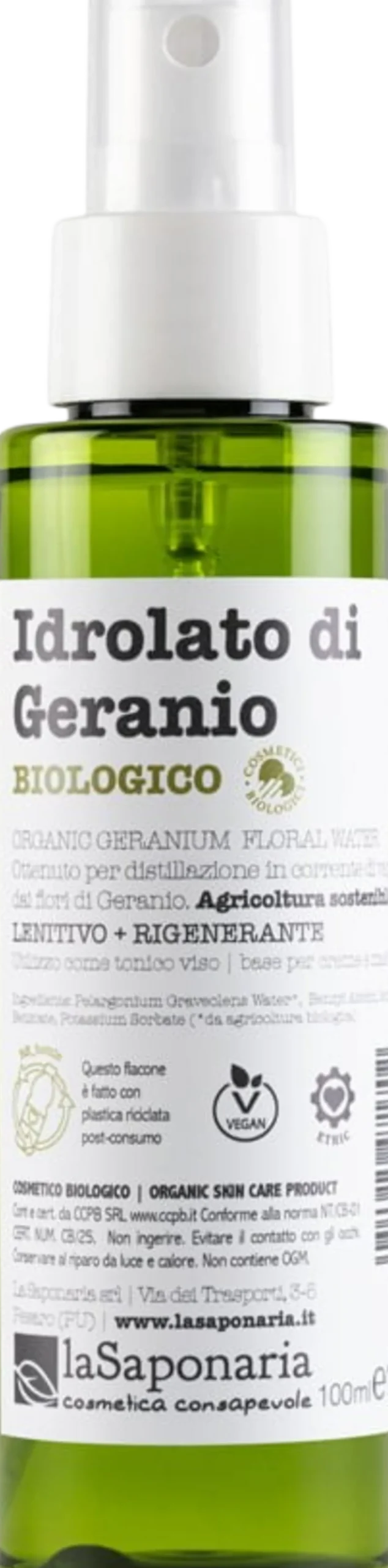 Idrolato di Geranio Bio, 100 ml