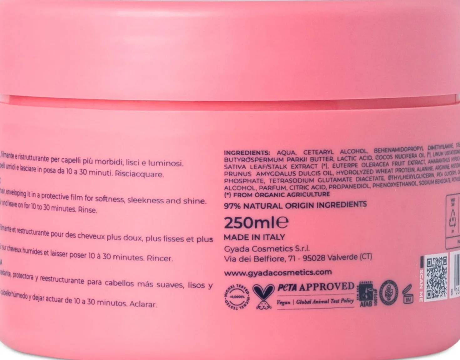 Impacco Lisciante, 250 ml